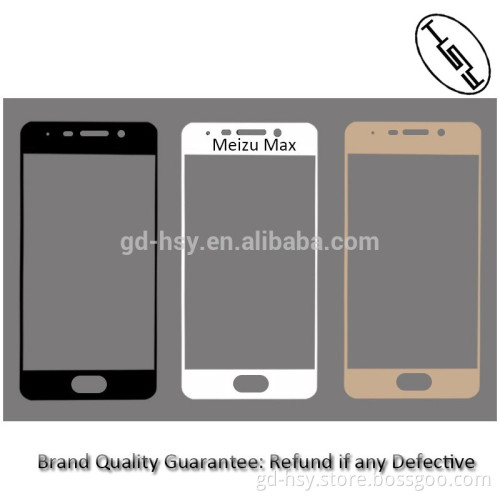 HUYSHE wholesale price for Meizu M3 Max 2.5D full cover fingerprint resistant tempered glass screen protector